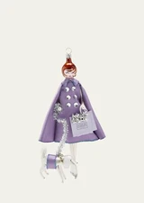 De Carlini Shopping Fashionista Christmas Ornament