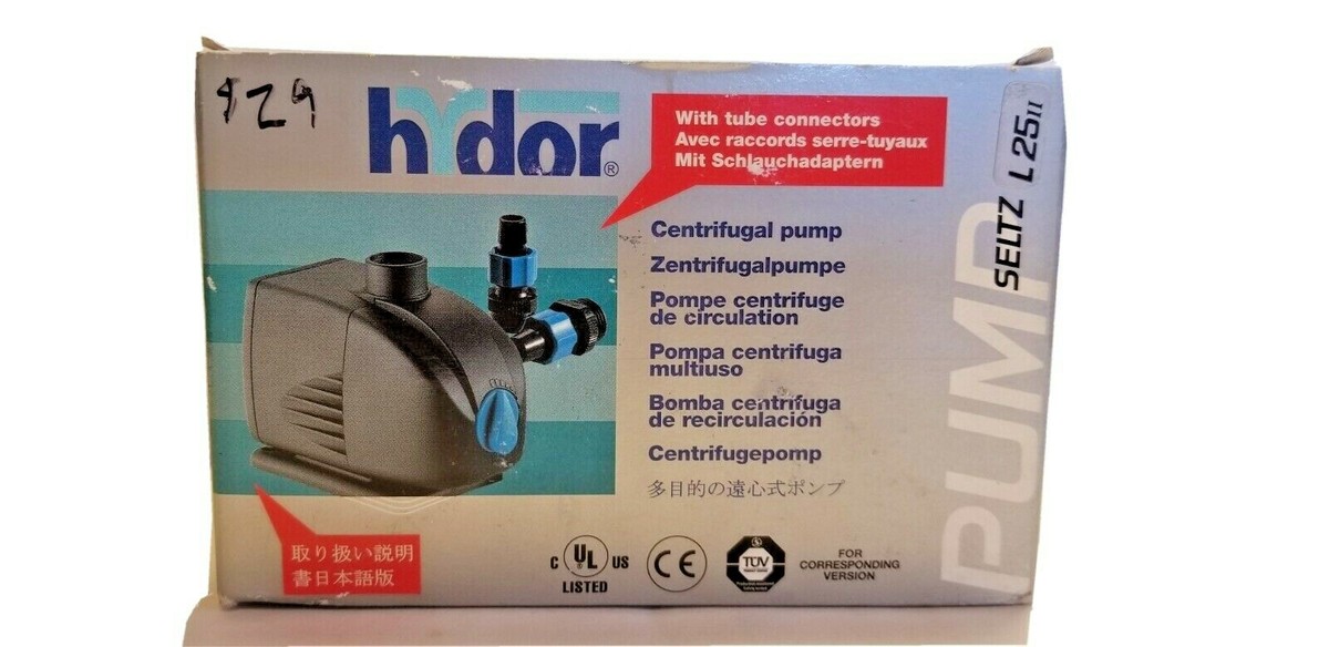 Bomba Hidráulica Hydor Pico Evolution 400 – Para Acuarios, Pequeña, Silenciosa Y Con Caudal Ajustable (4W, 385 L/h)