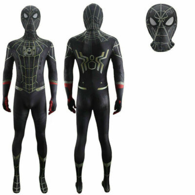 Cosplay Spiderman No Way Home Maske Overall Superheld Zentai Kostüme Full Set