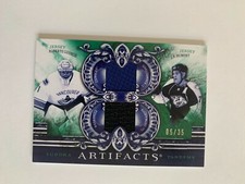 2010-11 Artifacts Tundra Tandems Emerald J.P. Dumont, Roberto Luongo 05/35