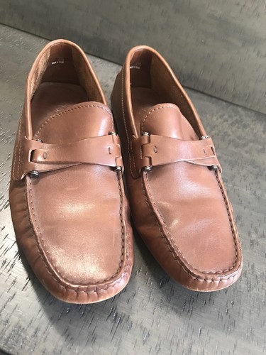 Tods Mens Loafers Leather Driving Moccasin Shoes Italy Men's size 7.5 - Picture 2 of 10
