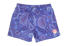 Baseball Lifestyle 101 Paisley Shorts Blue ADULT Mesh Patriotic Liberty Mens XL