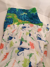 Dinosaur Multicolor Toddler Bedding reversable Comforter fitted sheet Pillowcase