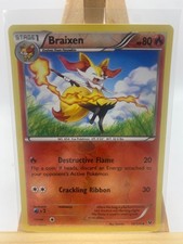 pokemon tcg - Braixen Reverse Holo - Fates Collide - 12/124 - NM