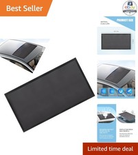 Car Sunroof Sunshade Breathable Mesh Universal 39x25.5in Black Car Sunroof Sunshade Breathable Mesh Universal 39x25.5in Black