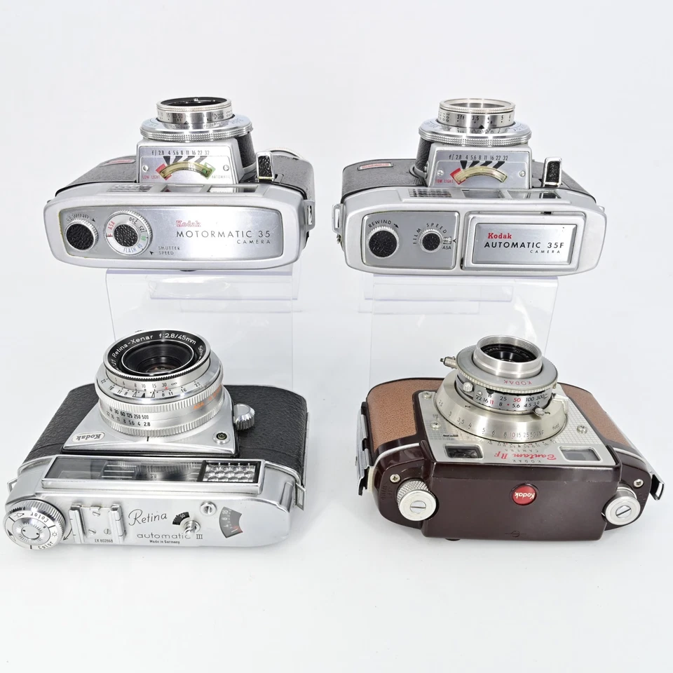 Lote Cámara Kodak, Bantam RF, Retina Automática III, Motormatic 35, Automática 35F Foto 3 de 4