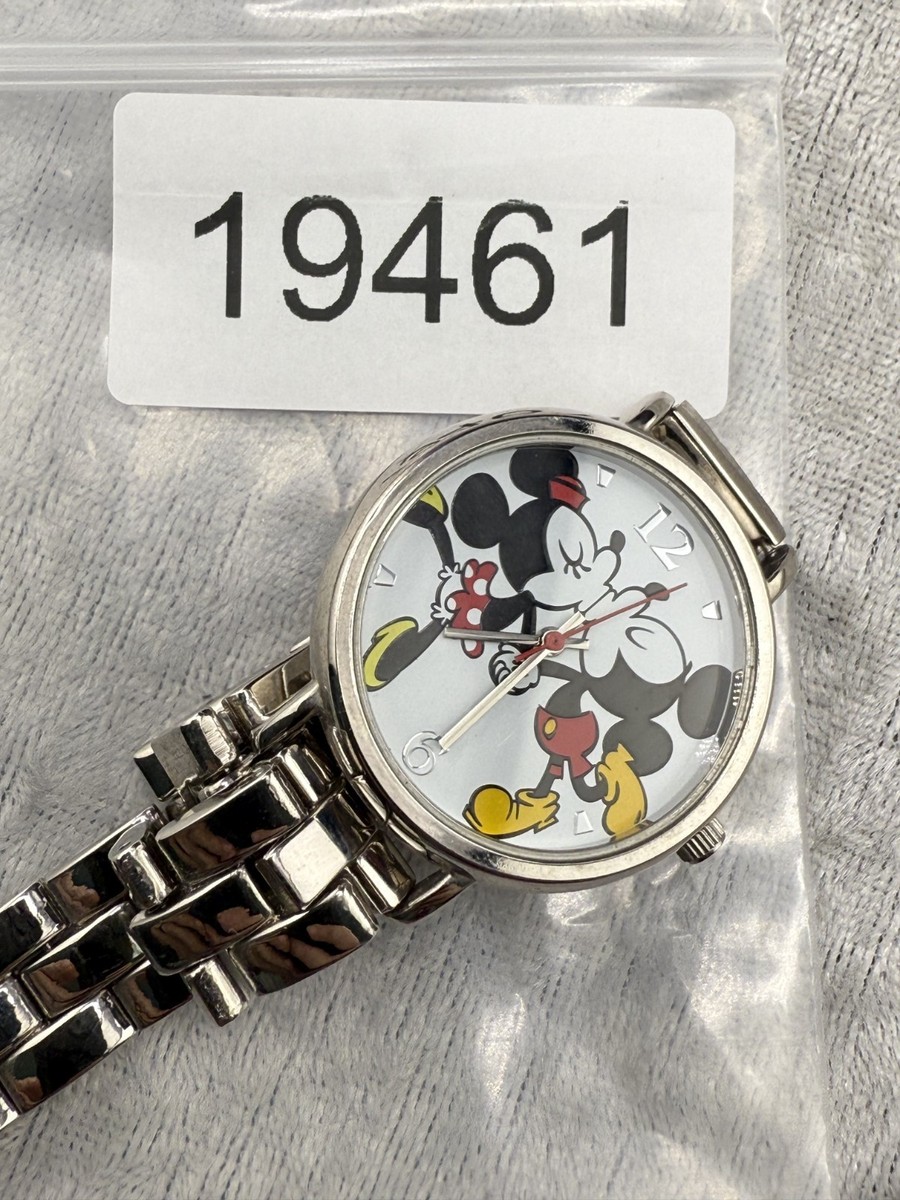 Vintage Accutime Disney Watch Woman Mickey & Minnie Mouse 7  display picture 1