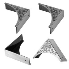 Antique Silver Metal Box Corner Protector,4pcs Edge Safety Guard,Metal Corner...