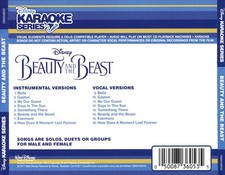 VARIOUS ARTISTS DISNEY'S KARAOKE SERIES: BEAUTY AND THE BEAST NEW CD