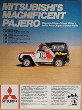 NIKON Vintage Print Ad  " Best Car "