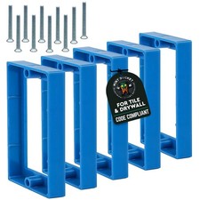 1/2" Single Gang Outlet Box Extenders, UL Listed, Includes Screws, Electrical...