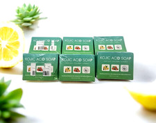 6x Kojic Acid BRIGHTENING Soap Bars Turmeric, Vitamin C  Collagen 100g EXP-2027