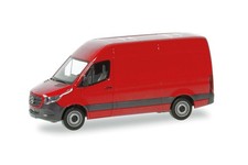 Herpa 093811-002 MB Sprinter 18 Kasten HD rot