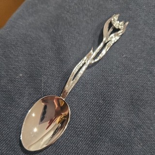 Souvenir Spoon EPNS Floral