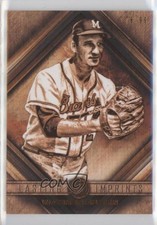 2016 Topps Legacies of Baseball Lasting Imprints 78/99 Warren Spahn HOF 0b0