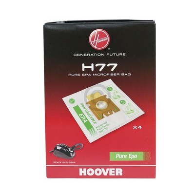 Hoover Staubsaugerbeutel, Staubbeutel H77 Pure EPA Filtration für Space Explorer