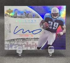 2007 Upper Deck Trilogy Rookie GRAPHiti /199 Chris Henry #RG-CH Auto RC
