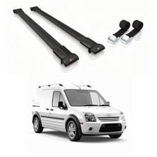 Roof Rack Cross Bars for Ford Transit/Tourneo Connect 2002-2013 with Two Straps