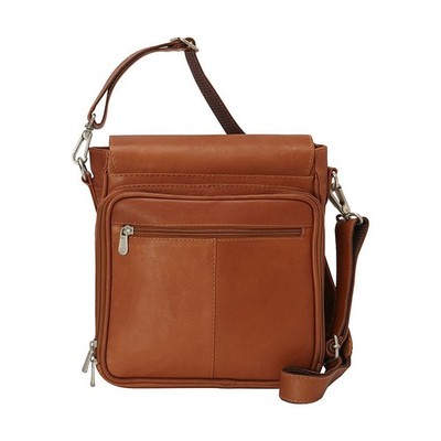 Double Loop Tablet Carry-All, Saddle, One Size