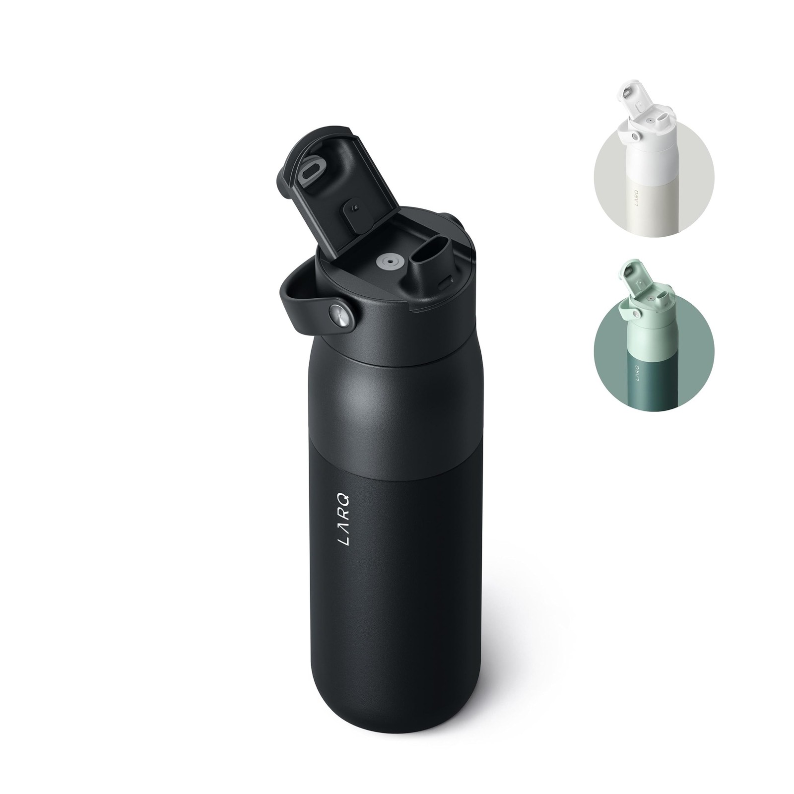 LARQ Bottle Swig Top 23oz - Insulated Stainless Steel Water Bottle With Built...