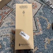 Singing Machine Carpool Karaoke Mic 2.0 Rose Gold Bluetooth Karaoke Microphone