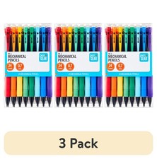  3 pack Pen Gear 2 HB Mechanical Pencils, 0.7mm, 24 Count,NEW