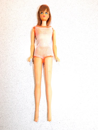 Barbie:  VINTAGE Redhead 1st Issue TWIST & TURN BARBIE Doll No Box!