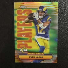 2025 Topps Chrome Power Players Refractor Puka Nacua PP-24 Los Angeles Rams