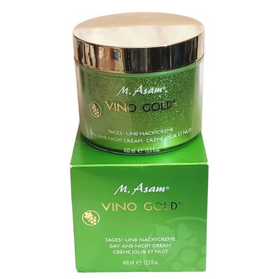 M. Asam Vino Gold Day & Night Cream Cream 13.5 oz / 400 ml New Sealed Anti-Aging