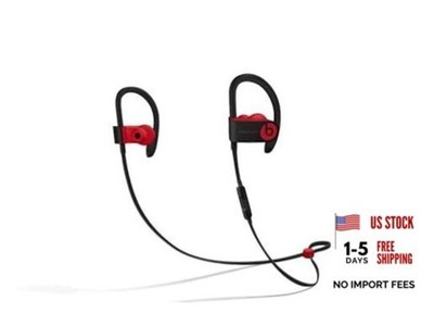 beats Powerbeats3 Wireless Ear-Hook Headphones Decade Collection Black/Red