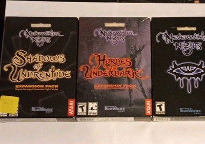 Atari Neverwinter Nights with Shadows of Undrentide & Hordes of Underdark packs