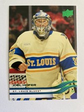 2025-26 Upper Deck Series 2 - Holiday Exclusive Easter Green #404 Joel Hofer