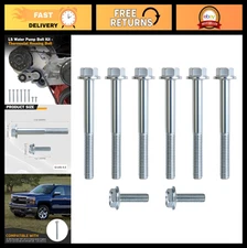 "LS Water Pump Bolt Kit & Thermostat Bolts for GM LS Series Engines 1997-2014"