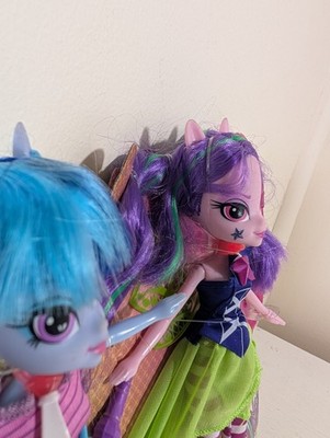 Poupées Equestria Girls Rainbow Rocks – Sonata Dusk Et Aria Blaze – Boîte Scellée Neuve