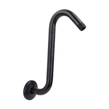 Shower Head Extension Arm with Flange,10.5 Inch High-Rise Oil Rubbed Bronze