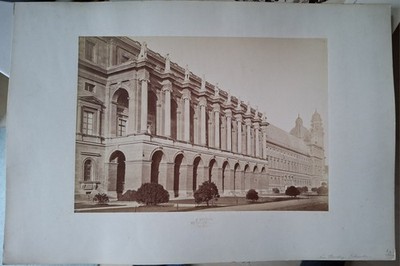 Foto Druck Reulbach Allemagne Munich Palais de la Résidence vintage CDV Rar Top