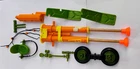 Vintage 1989 Double Barreled Plunger Gun 100% Complete Teenage Mutant Turtles