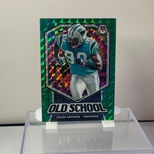 2020 Panini Mosaic - Old School Julius Peppers #OS16 Green Mosaic Prizm