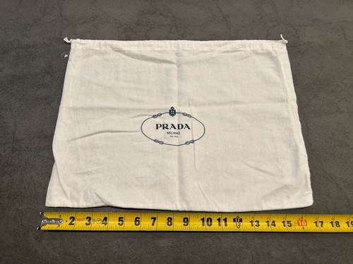 Prada Milano Dust Bag Drawstring Storage Cover 17 X 13 Inch Authentic