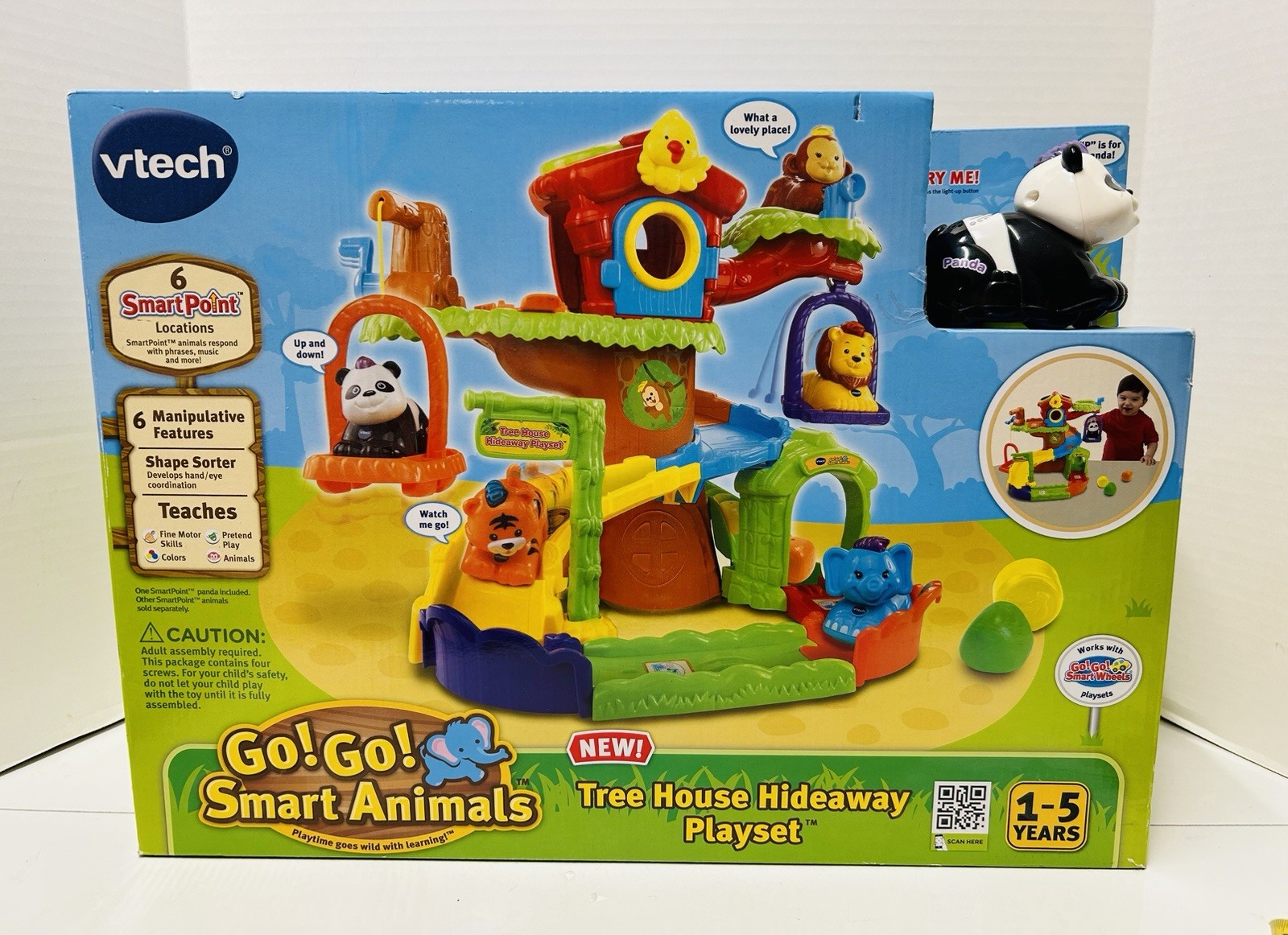 Vtech Go! Go! Smart Animals Tree House Hideaway Playset Bran