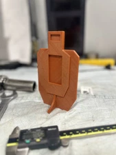 2 Pack Of USPSA Competition Dry Fire Target 1/5 Scale Training Stores Flat