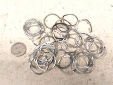 Pile Nice Tube Socket Retaining Rings / Old Vintage Ham Radio Receiver Audio Amp