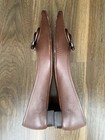Ferragamo Women’s Brwn Leather Pointed Toe Gancini Flats US 8.5AA Org. : $495 — photo 2