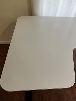 Ikea BEKANT Corner Desk Left, White/Black | eBay