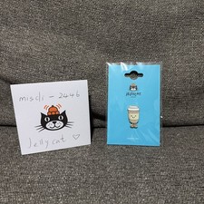 Jellycat Amuseables Coffee-to-Go Pin Badge - Brand New