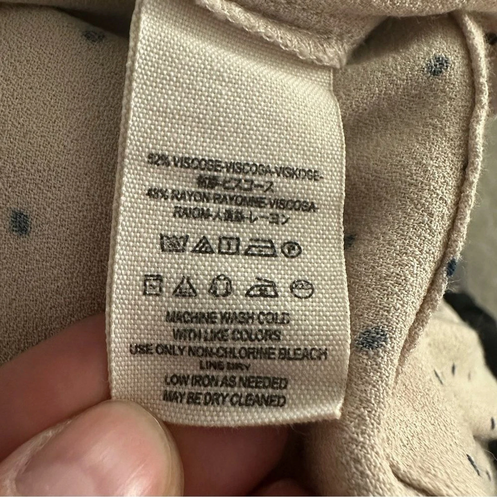 Free People Blush This Town abito buttondown San Valentino a pois taglia media