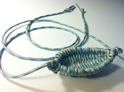 Tennis Ball Thrower = Paracord Shepherd Sling HANDMADE by David the Shepherd
