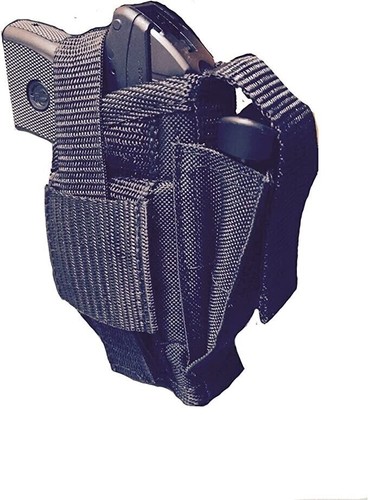 Nylon Belt ClipGun Holster with Magazine Pouch for S&W Bodyguard 380 With Laser - Picture 2 of 2