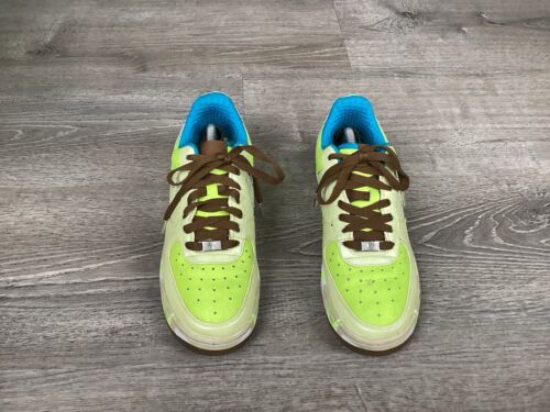 Nike Air Force 1 XXV Womens Premium '07 Size 8 Shoes Swirl Lime Leather Sneakers - Picture 6 of 13