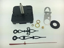 Takane Quartz Battery Clock Movement Fancy Hands 1 1/4" Shaft fits 3/4" Dial USA